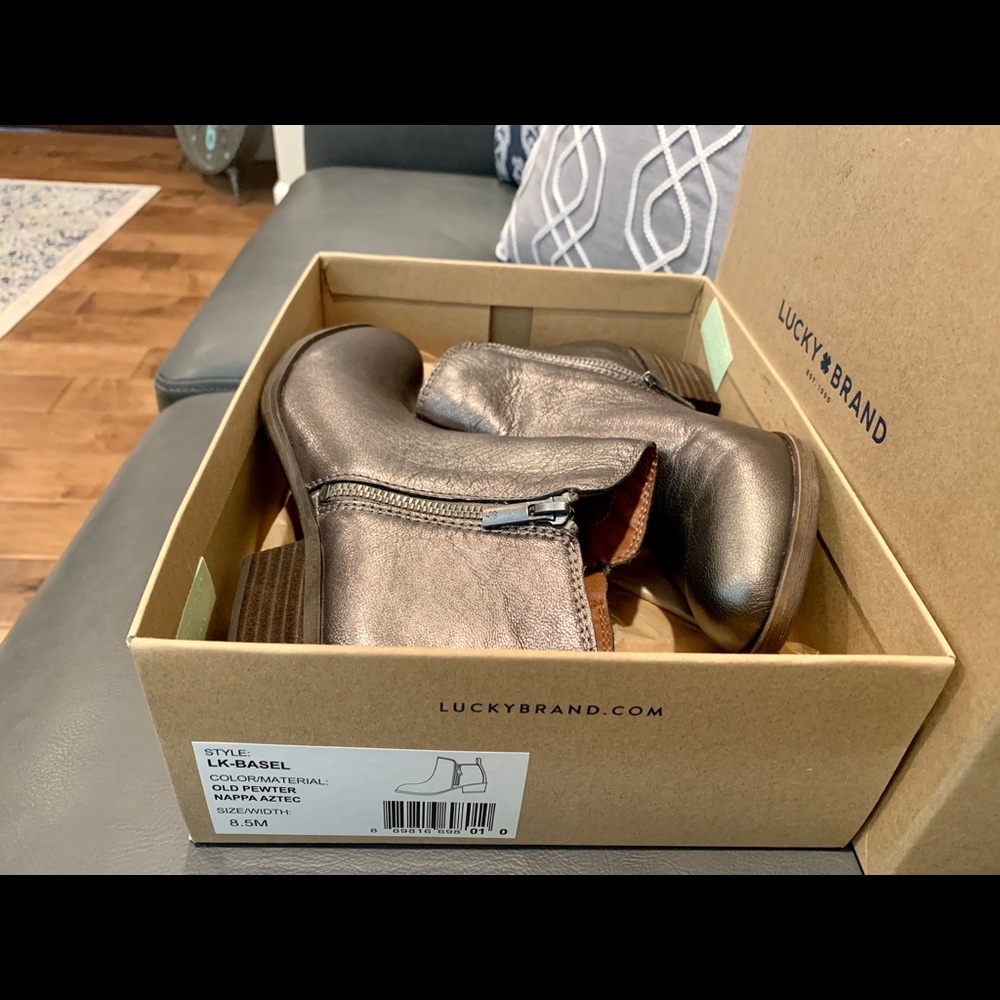 Lucky 💕 Basel boot old pewter 8.5 new bootie